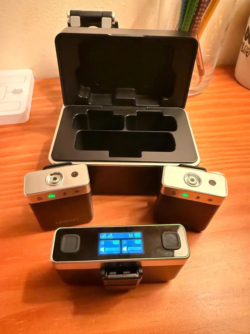 ULANZI AM18 U-Mic: Kit Microfone de Lapela Sem Fio Profissional - Foto 3