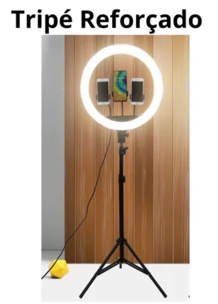 Ring Light Profissional 18" Led B-max BM-L10 com Tripé e Bolsa - Foto 3