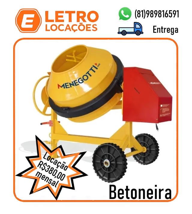 Betoneira 400 Litros