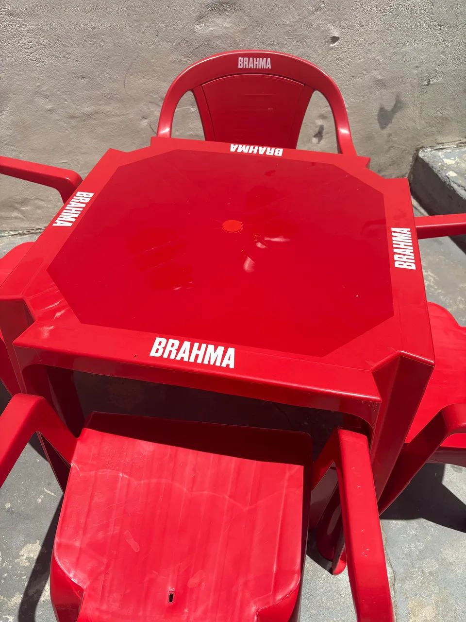 Conjunto de mesas com 4 cadeiras - Brahma - Foto 3