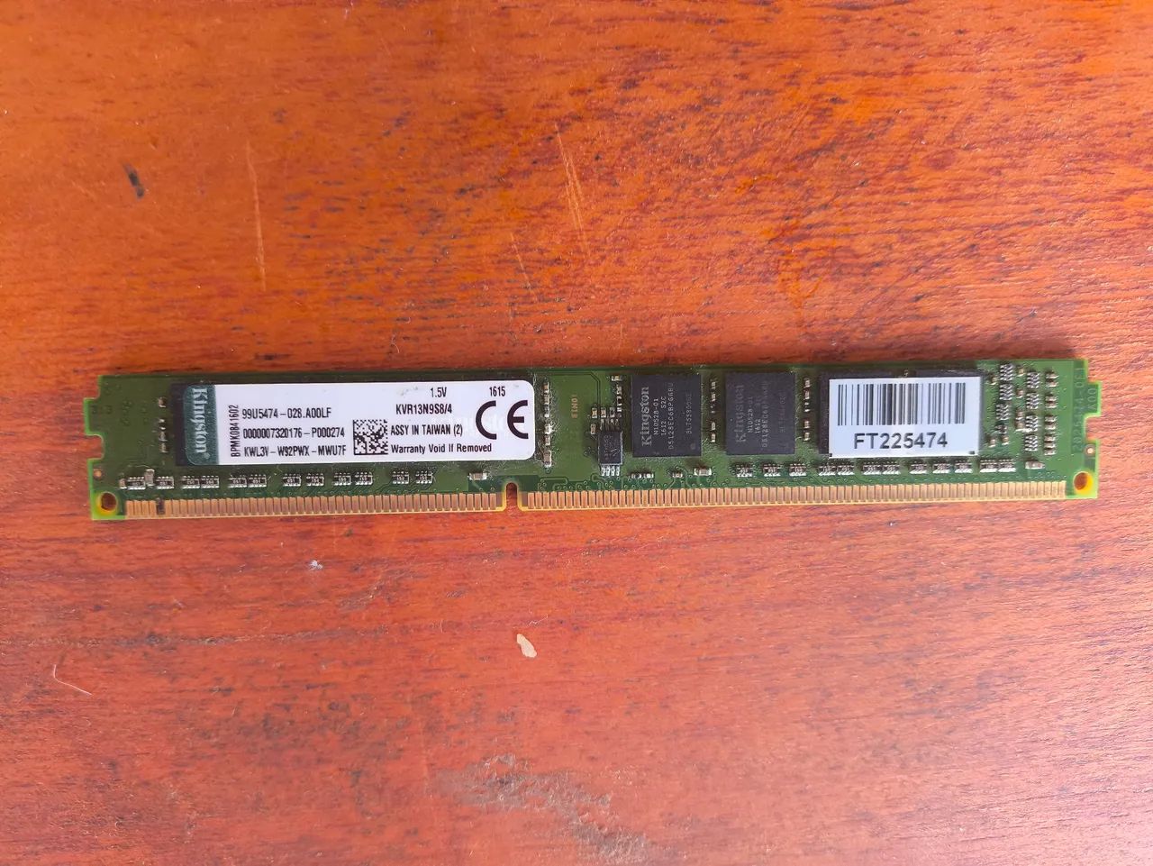 Kingston DDR3 4GB RAM Memory64330132881793123