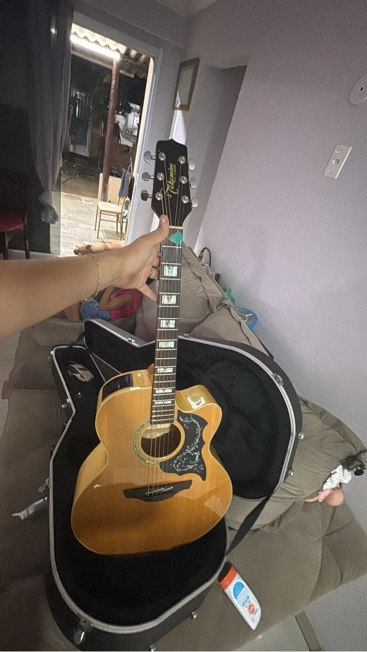 Violão Takamine koreano lindo!  - Foto 2