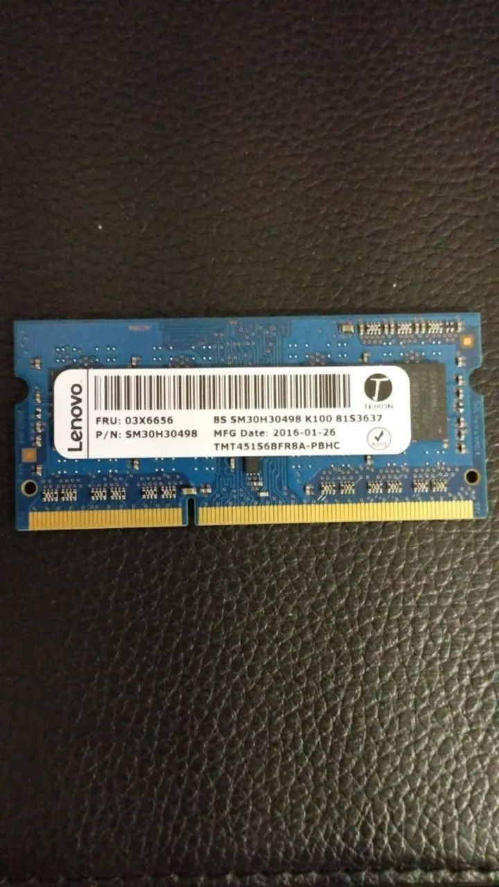Memória RAM Lenovo 4GB DDR4 2400MHz