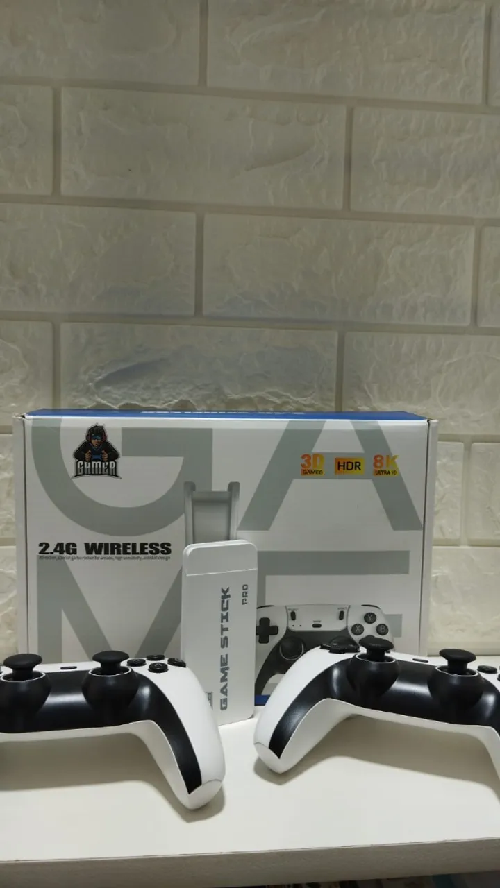 Video Game 2.4G Wireless Modelo PS5 c/ 30mil Jogos Retrô