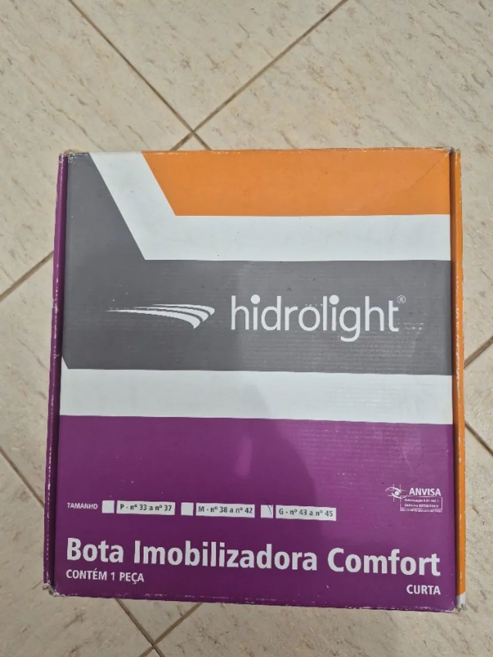 Bota imobilizadora Comfort curta Hidrolight tamanho G - Foto 2