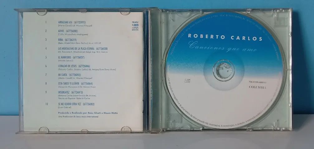 CD Roberto Carlos - Canciones Que Amo - 1997 - Foto 3