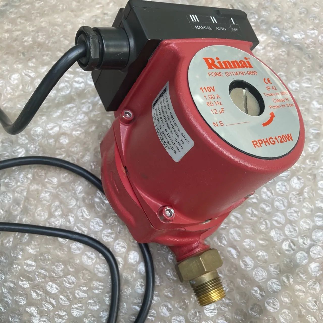 Bomba d'água Rinnai RPHG120W - Nova - Foto 2