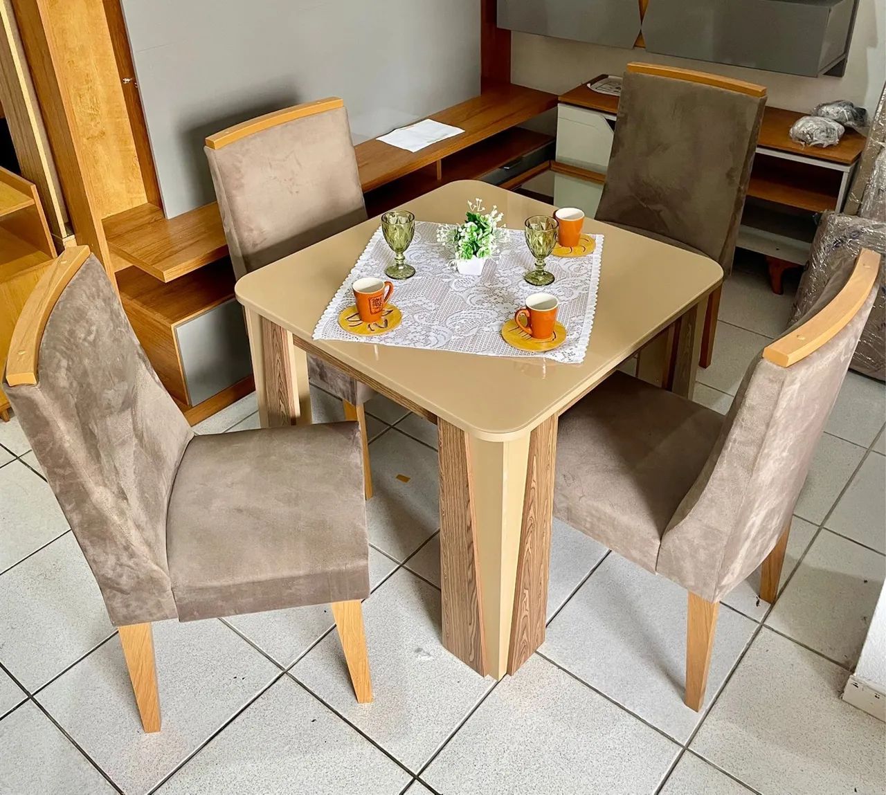 Mesa de Jantar 4 Lugares- Frete Grátis