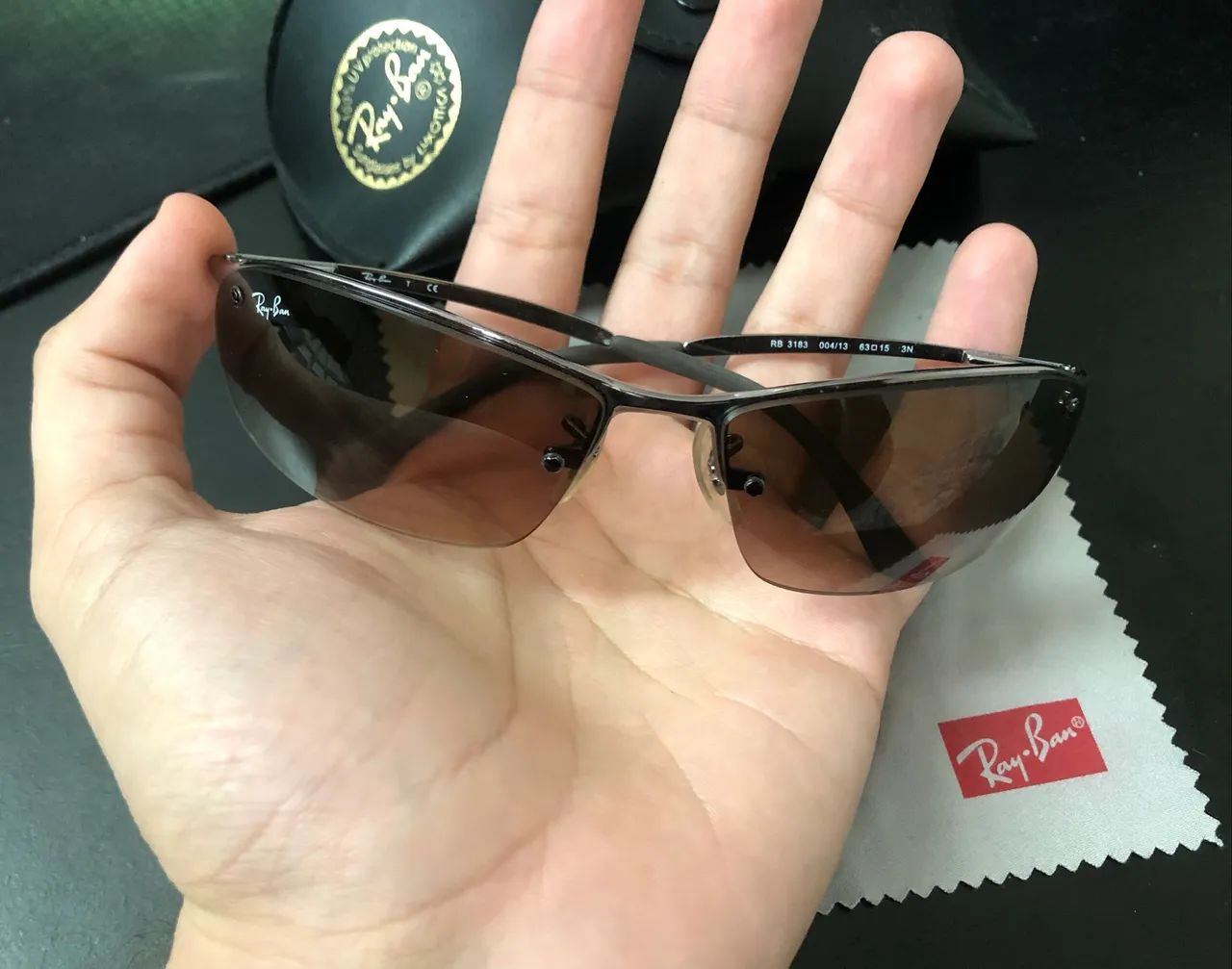 Óculos Ray-ban RB3183 Original - Foto 5