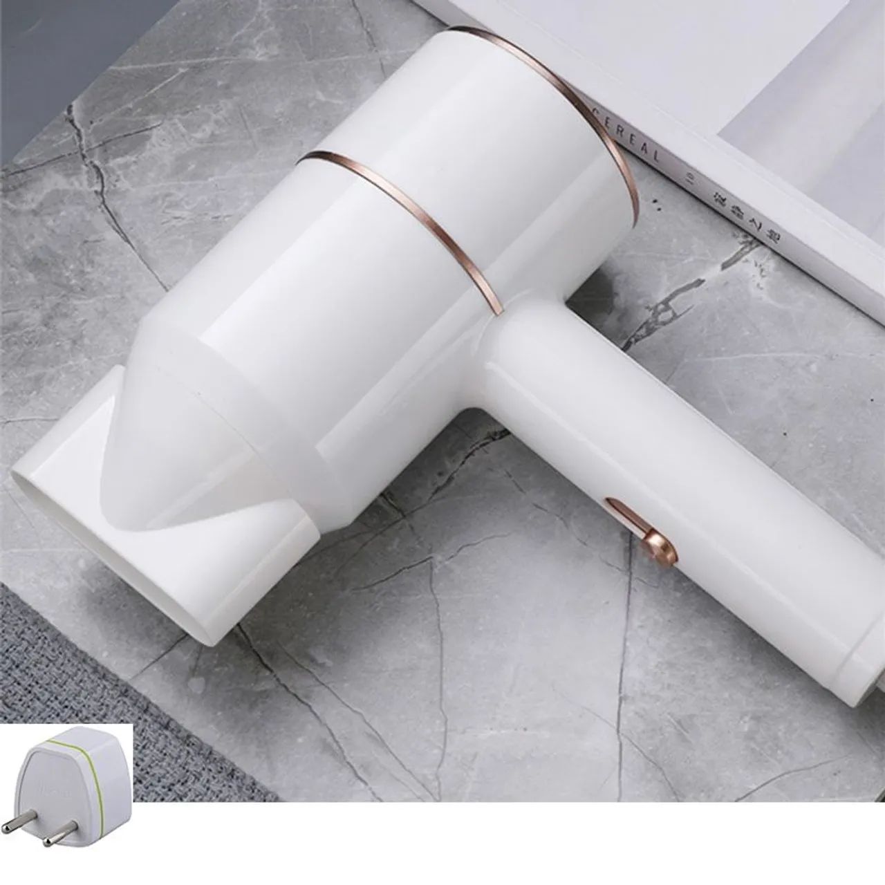 Secador de Cabelo Portátil Branco - Foto 2