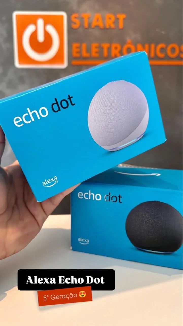 Echo Dot 5ª Geração Alexa Integrada Casa Inteligente São