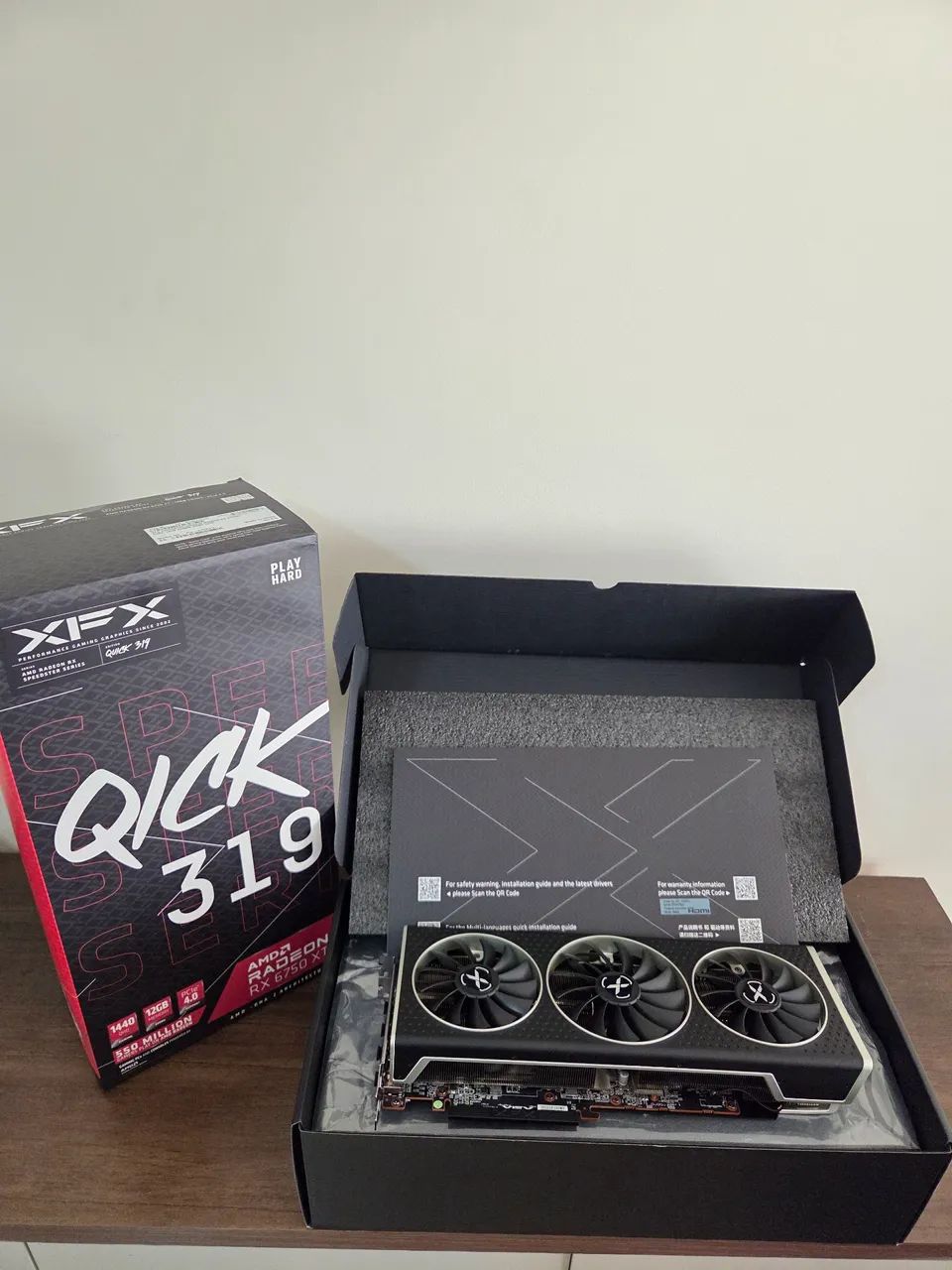 RX 6750 XT XFX Speedster QICK 319 - Nova, com garantia de 2 anos. - Foto 6