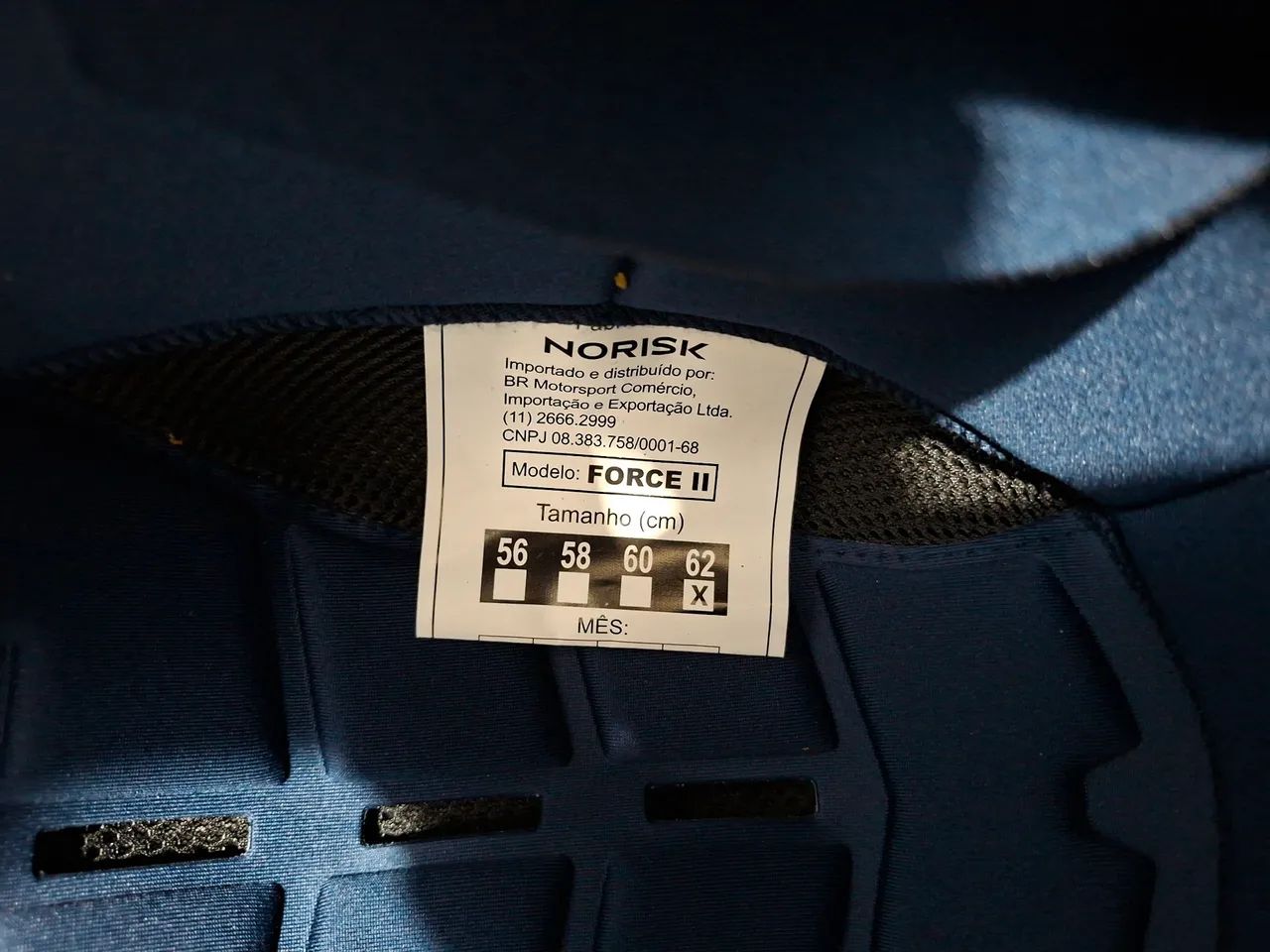 Capacete Norisk Force 2 número 62 - Foto 5