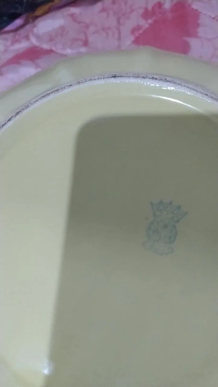 Tigela em porcelana amarela VINTAGE  - Foto 6