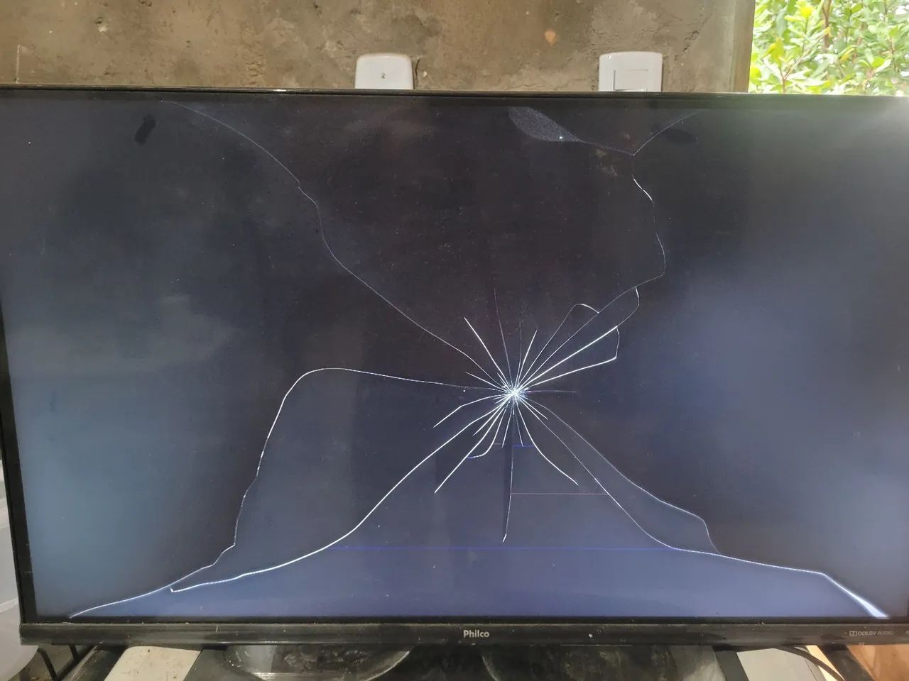 Smartv Philco com tela quebrada 32 polegadas