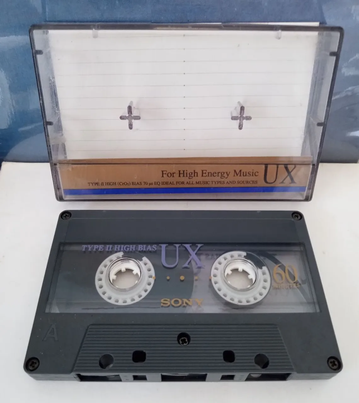 4 Fitas K7 Sony UX Usadas