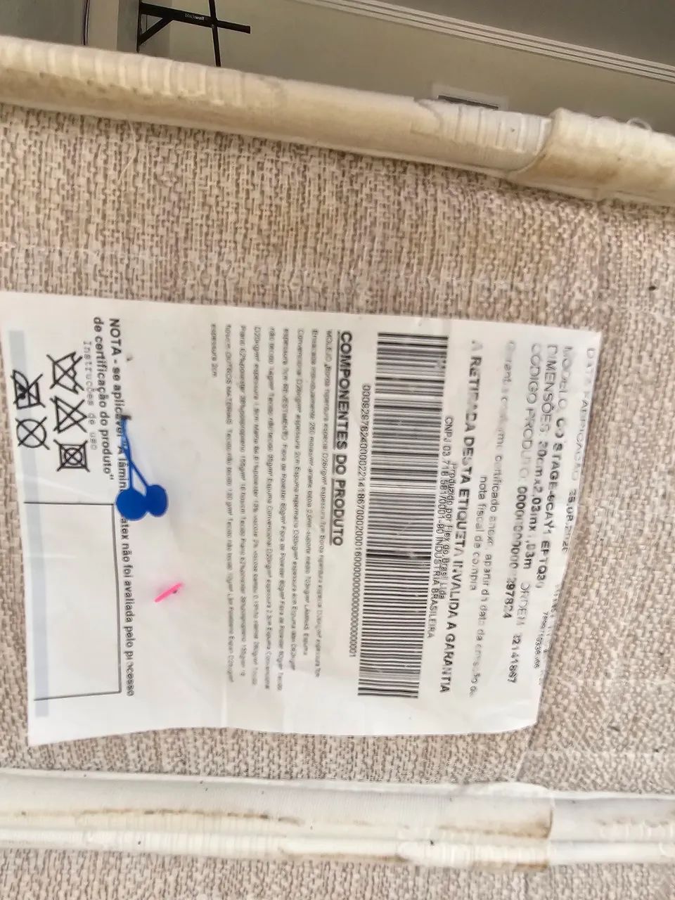 Colchão e cama box super king