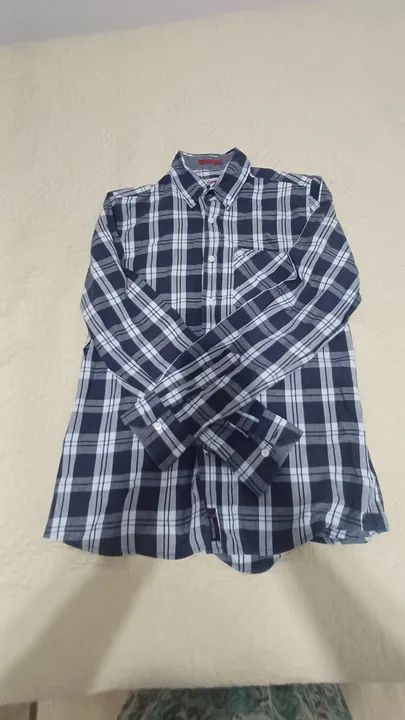 Camisa n°2 xadrez masculina - Foto 3