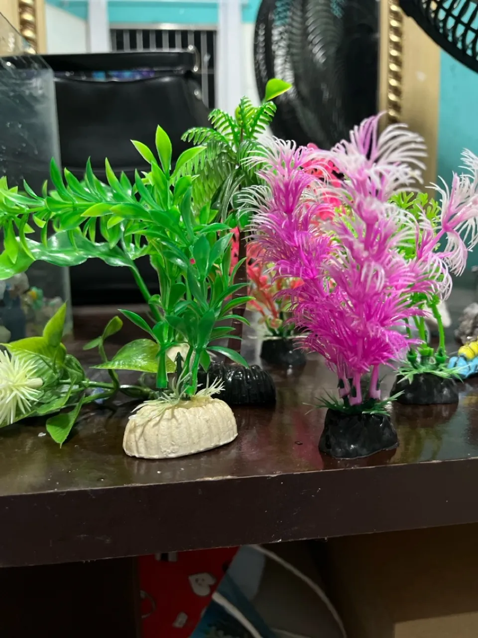 Plantas Artificiais para Aquário - Decoração
