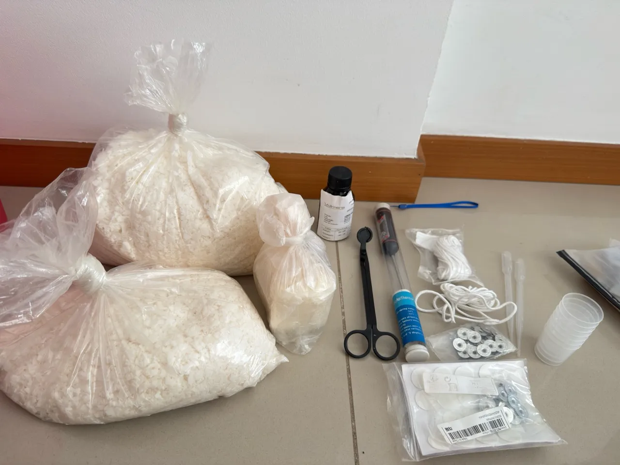 Material para fazer velas artesanais