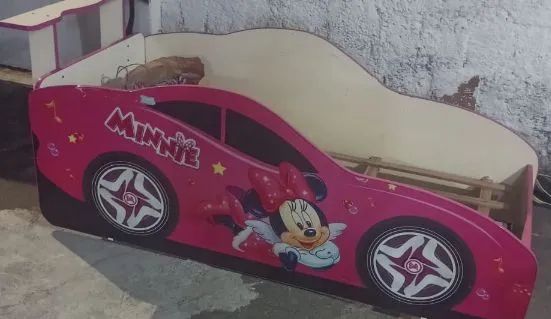 Cama Infantil Carrinho Minnie PROMOÇÃO 