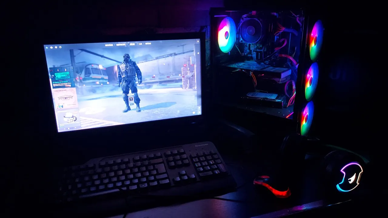 PC Gamer com Iluminação RGB - Desempenho Incrível!