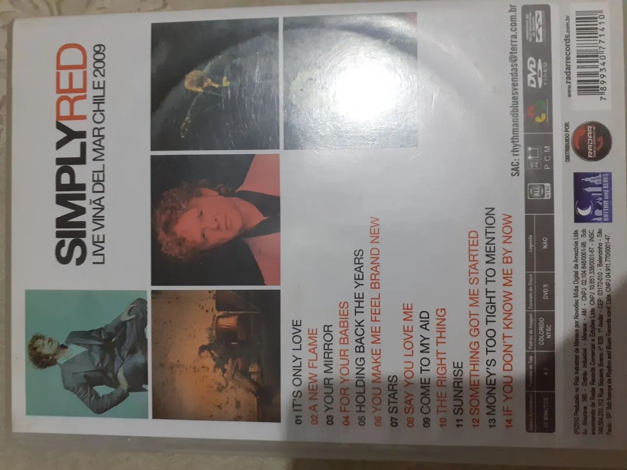 Simply Red - Live Vina Del Mar Chile 2009 DVD - Foto 2