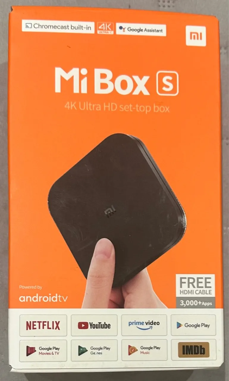 Novo na caixa Mi Box S - 4K Ultra HD Android TV
