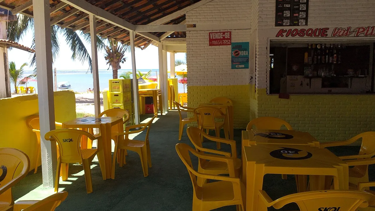 Kiosque à venda na praia