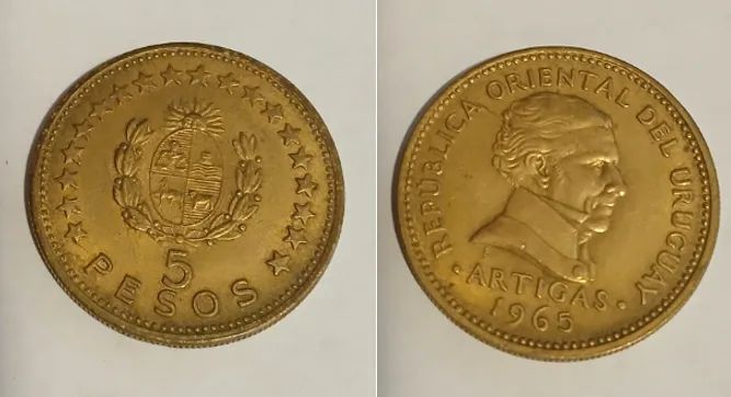 Moedas antigas Uruguaias - Foto 3