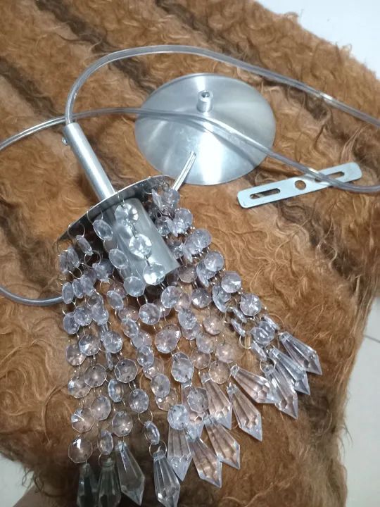 Luminária pendente em "cristal" (acrílico)  - Foto 2