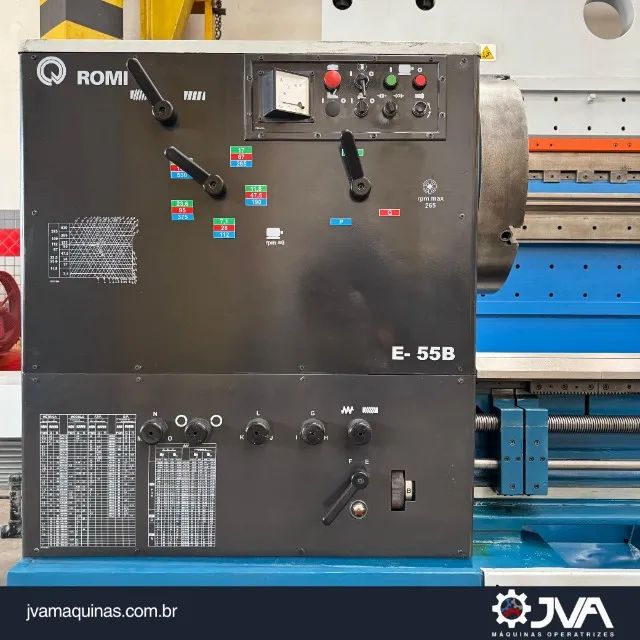 ※ROMI※ TORNO MECÂNICO ROMI E-55B X 4000 MM - Máquinas para produção