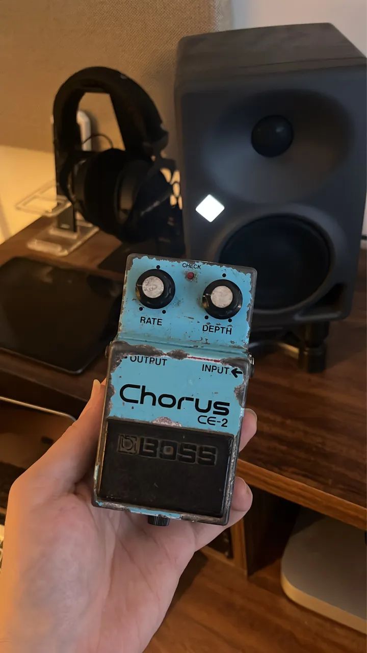 Pedal Boss Chorus CE-2 Japan 1984 9V MOD (ACEITO TROCAS