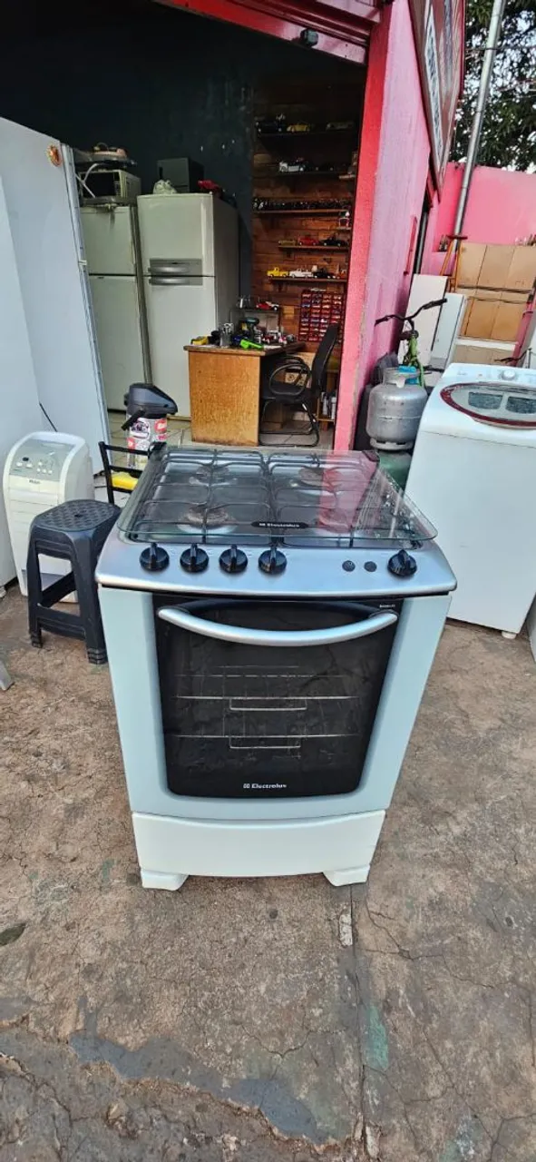fogao Electrolux acendimento automático tudo funcionando perfeitamente (ENTREGO COM TAXA)