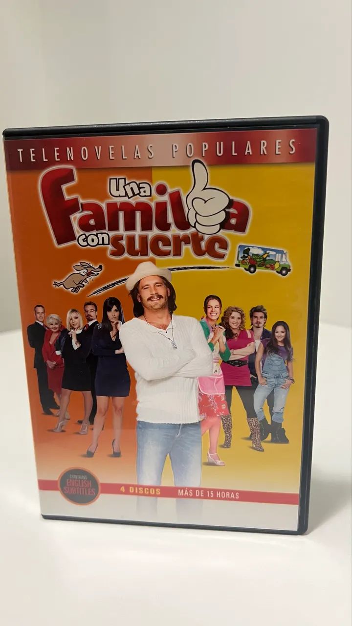 DVD da novela mexicana Una Família Con Suerte - CDs, DVDs etc