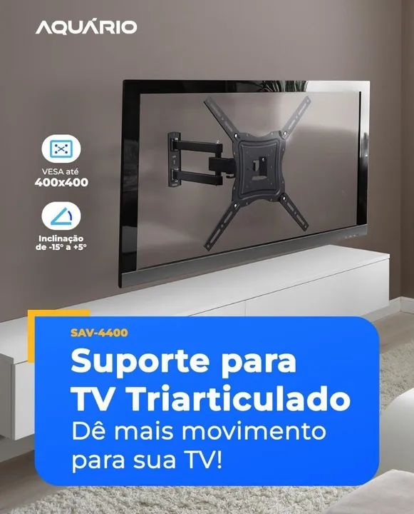 Suporte para tvs tri articulado 