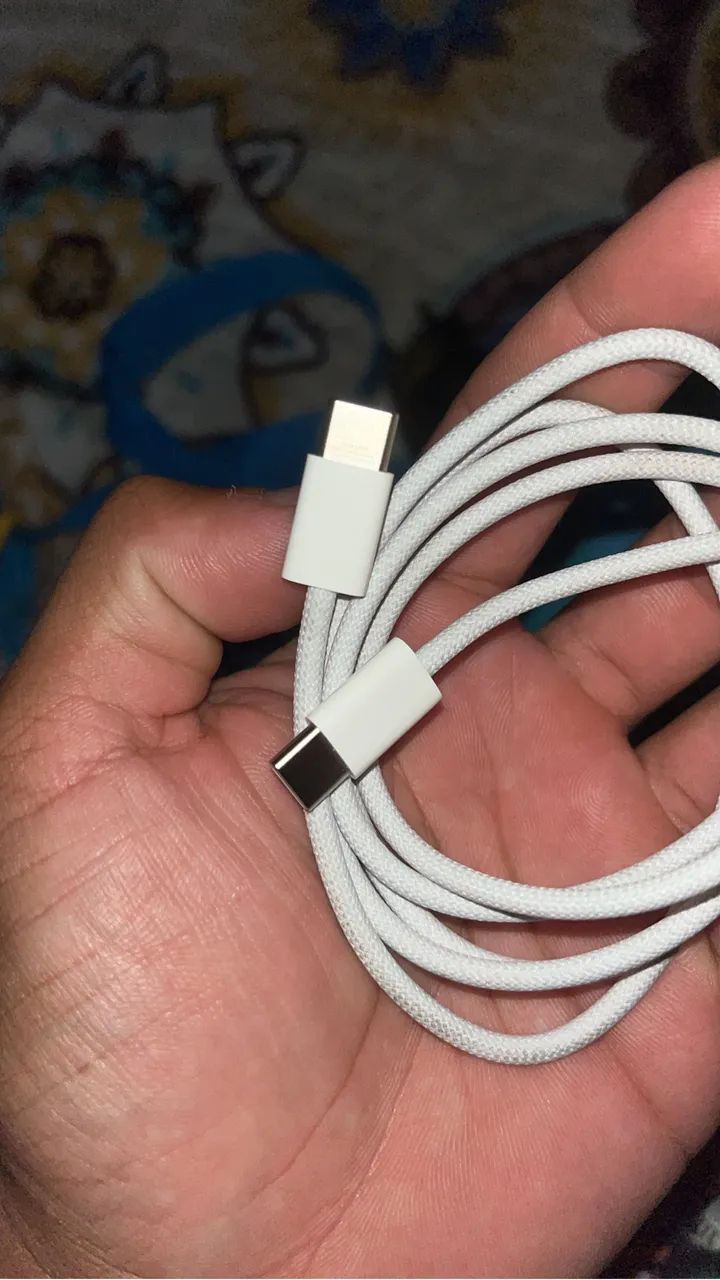 Cabo Tipo C original iPhone 16 em diante aberto só pra conferência. - Foto 2