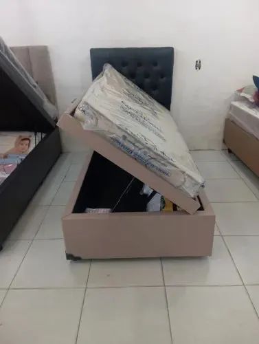 Cama Box solteiro Baú direto de fabrica  