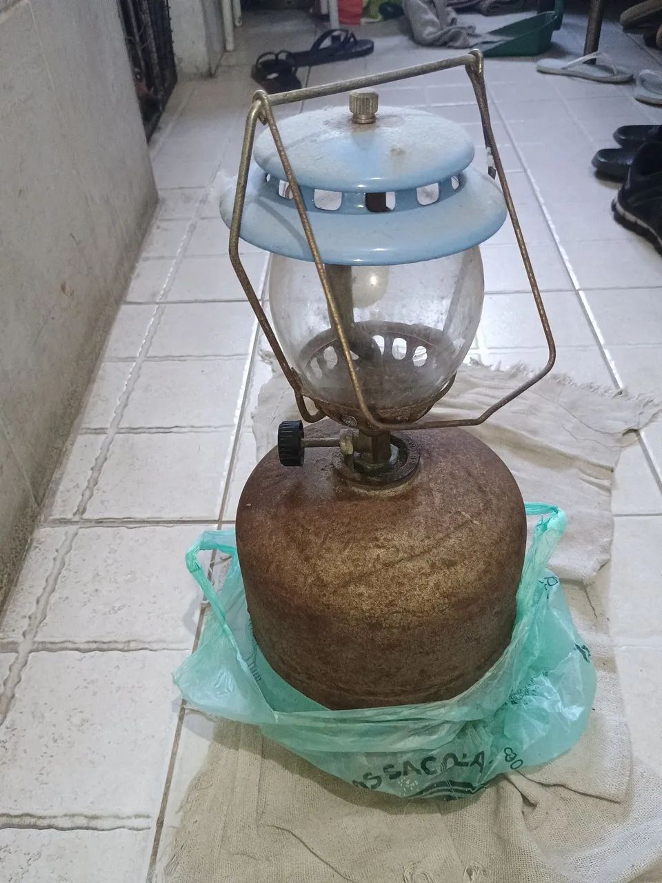 Lampião a gás para camping - Foto 2