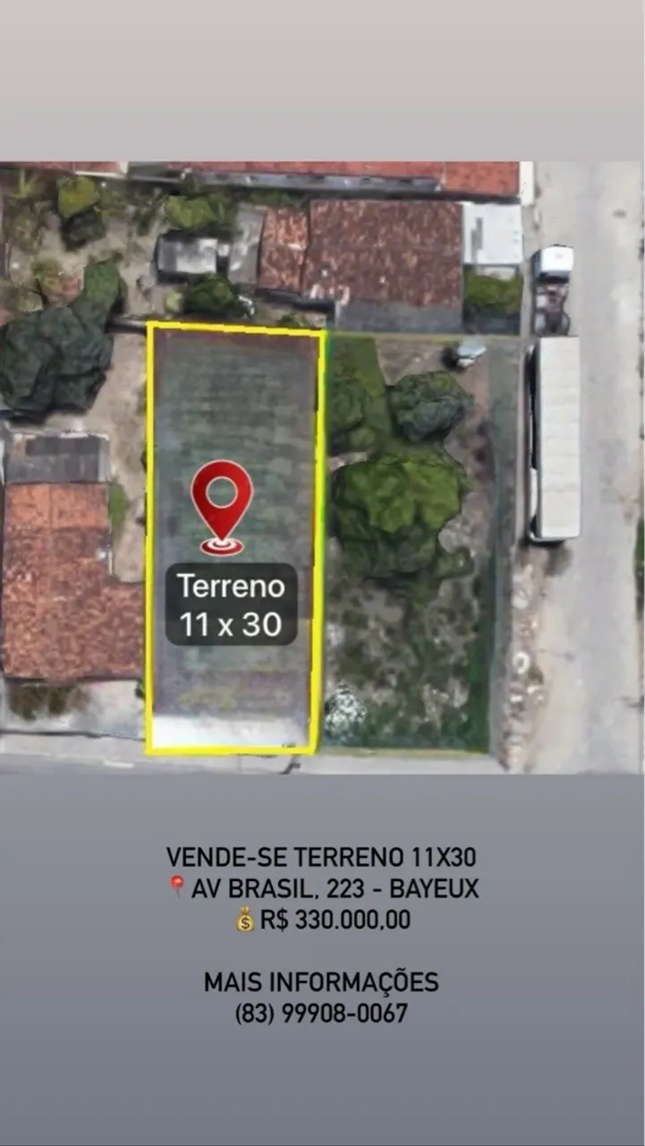 Vende- se Terreno. Aceitamos negociações. Valor para negociar.