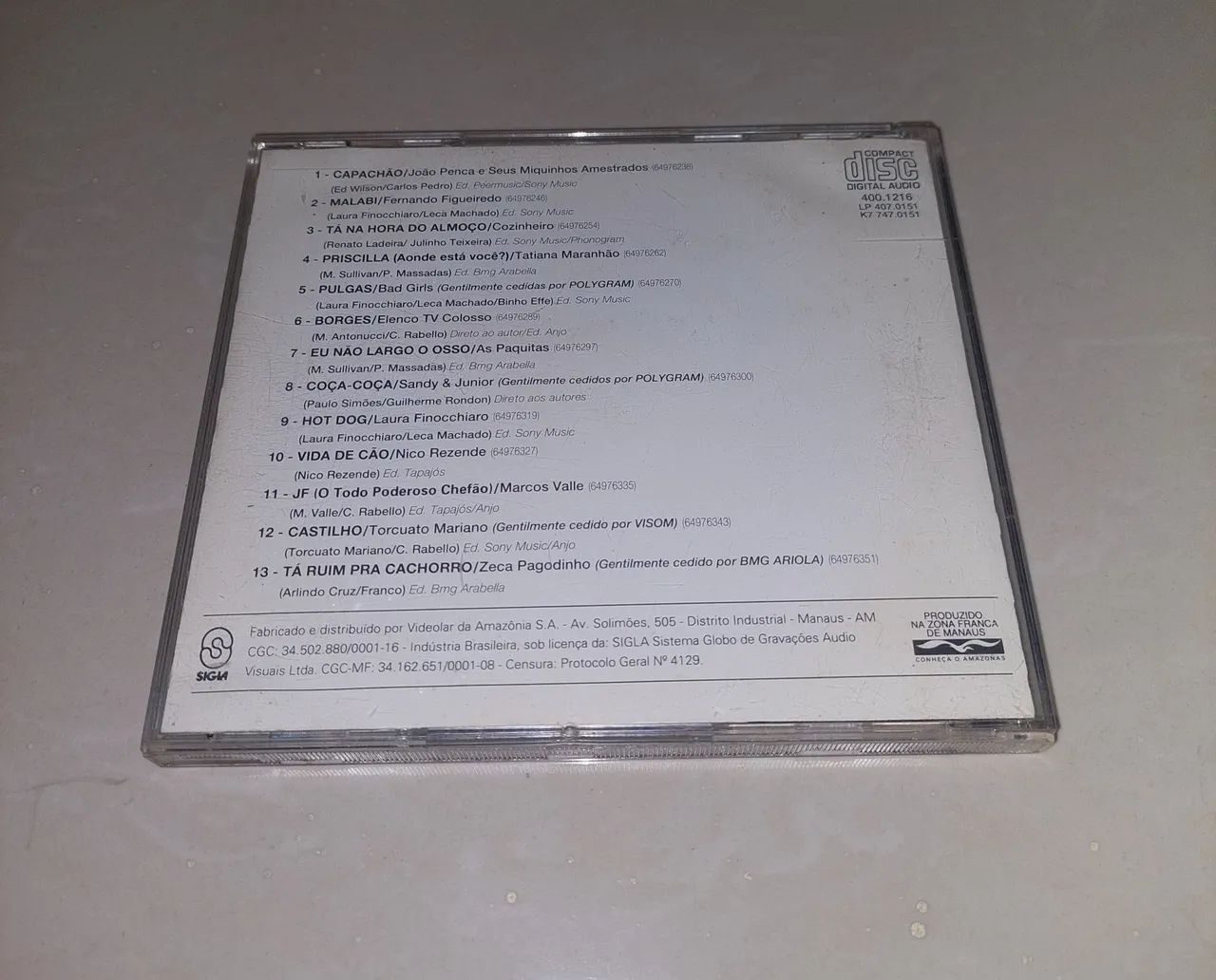 CD TV Colosso 1993 Globo raro - Foto 2