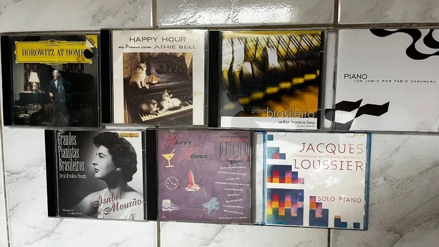 7 CDS DE COLEÇÃO PIANO 