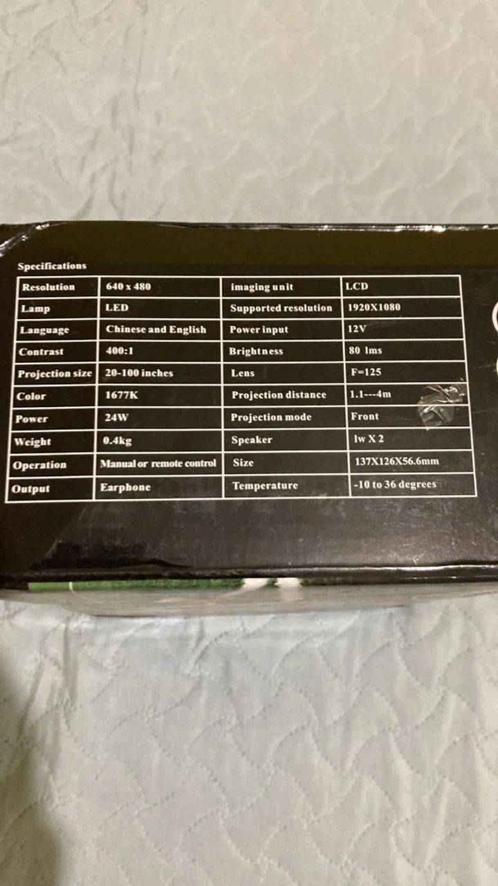 Projetor mini qualidade64522270558465121