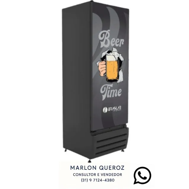 Cervejeira 500L Braslar Porta Cega Adesivada