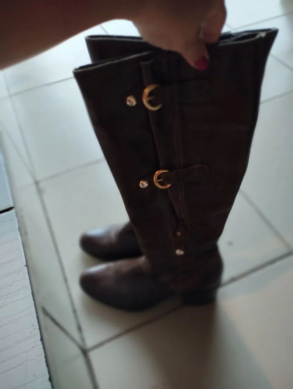 Bota Cano Alto Feminina 