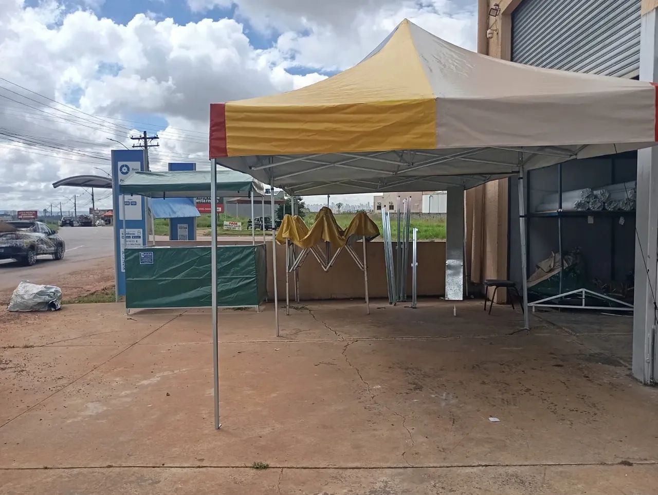 Tenda sanfonada lona PVC ( produto a pronta entrega ). - Foto 4