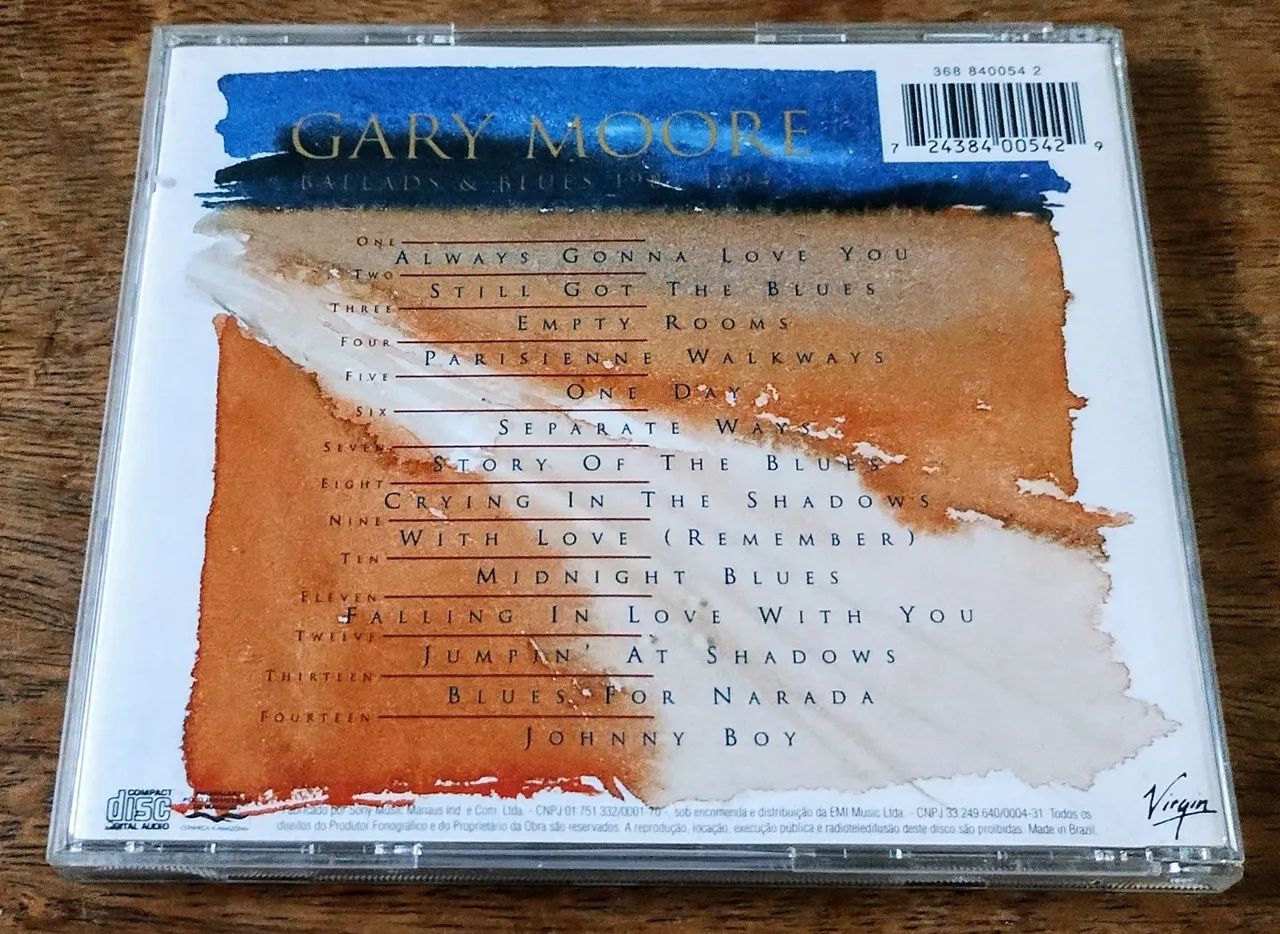 CD Gary Moore - Ballads & Blues 1982-1994 - Foto 2