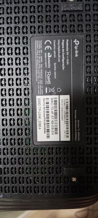 Roteador TP Link Wireless N  Modelo WR-949N - Foto 3