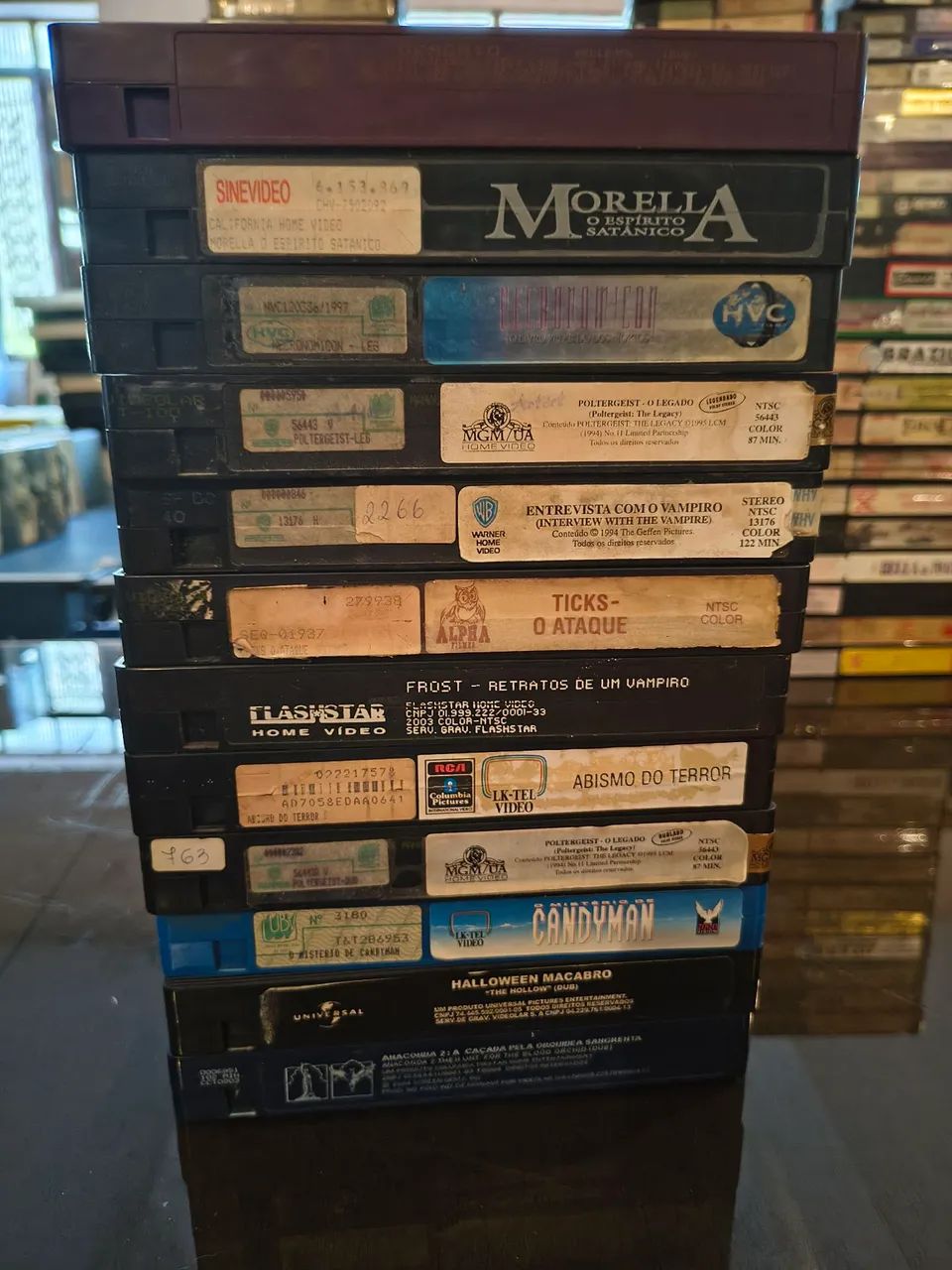 Fitas VHS originais sem capa - Raridades - Foto 3