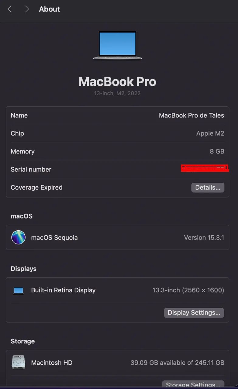 MacBook Pro M2 13  (Touch Bar) - Foto 5